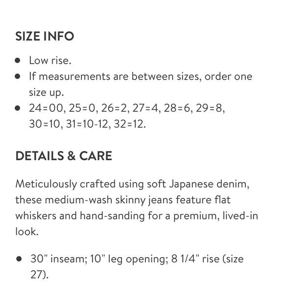 Joe’s Skinny Jeans - Picture 3 of 9